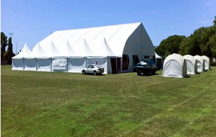 Estructura de aluminio para techo, tienda para eventos y fiestas, marco de aluminio, techo con arco, tienda grande para bodas para 200, 300, 500, 1000 personas