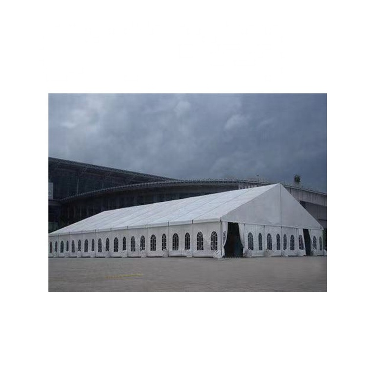 Carpas de lujo para exteriores, carpa blanca de gran capacidad con dosel de aleación de aluminio, tienda de negocios para eventos y fiestas