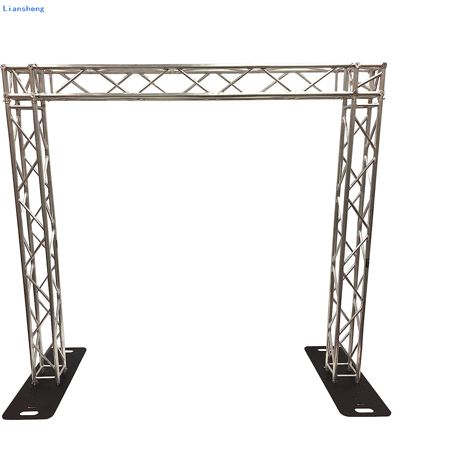 Gran oferta, diseño de tamaño personalizado, soporte de armazón de aluminio, iluminación LED, plataforma de escenario para DJ para eventos, espectáculos y conciertos