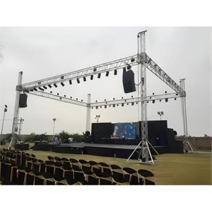 2024 Escenario de armadura de aleación de aluminio para exteriores para eventos al aire libre Sistema de armadura Lage Escenario de actuación de concierto Escenario de exhibición de armadura personalizada a la venta 