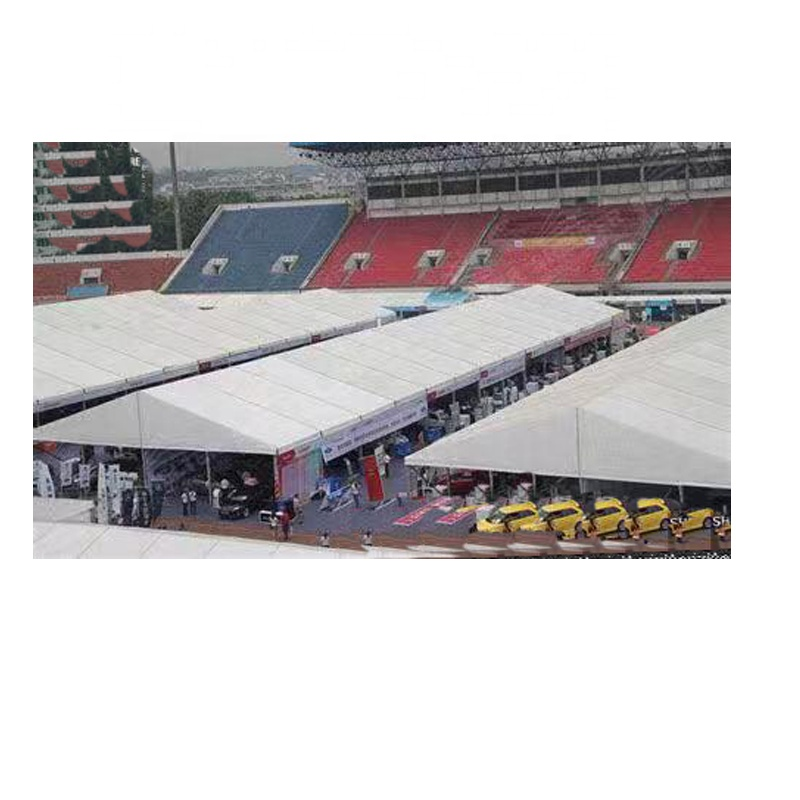 Carpas de lujo para exteriores, carpa blanca de gran capacidad con dosel de aleación de aluminio, tienda de negocios para eventos y fiestas