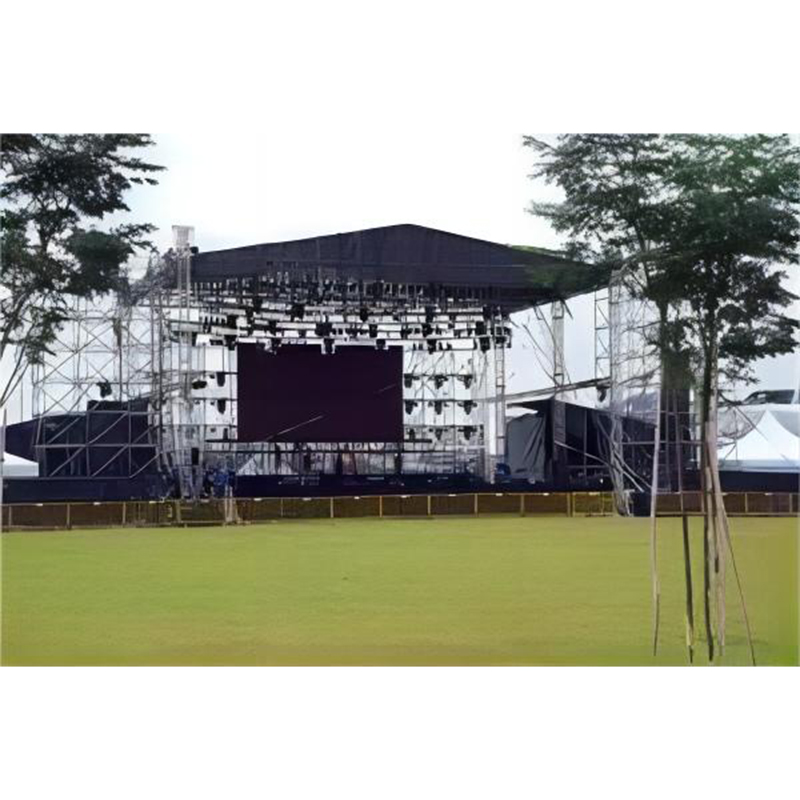 2024 Escenario de armadura de aleación de aluminio para exteriores para eventos al aire libre Sistema de armadura Lage Escenario de actuación de concierto Escenario de exhibición de armadura personalizada a la venta 