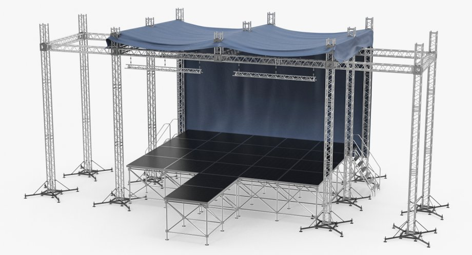 Precio de fábrica, armadura de techo personalizada de aluminio con sistema de elevación, escenario al aire libre de fácil instalación para eventos de concierto