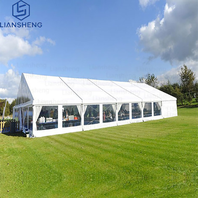 Carpa de PVC blanca más grande al por mayor para eventos 40x80 40x60 carpas con marco de aluminio recepción de iglesia almacén exposición de fiestas