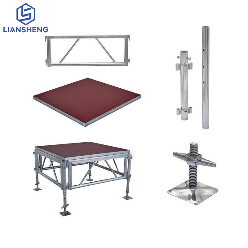 Sistema de armadura de aluminio Precio de visualización Escenario Espectáculo de concierto móvil a la venta Plataforma de escenario Escenario de aluminio a la venta