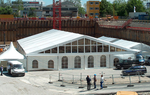 Carpa de fiesta de aluminio de tamaño personalizado, estilo de lujo, fácil instalación, pared de vidrio transparente, pared de PVC