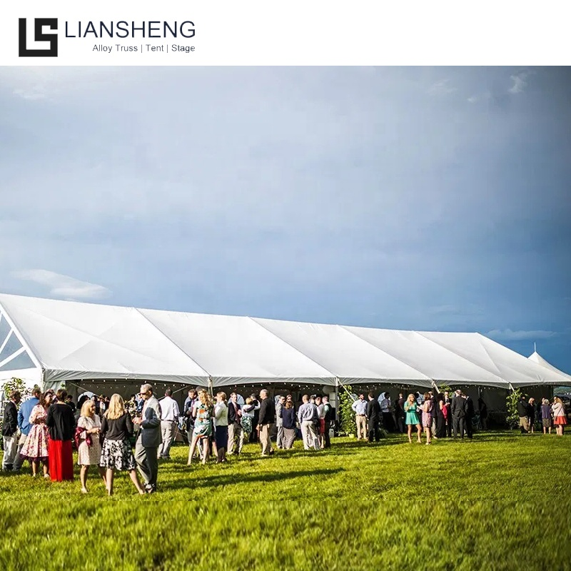 Carpa resistente de alta calidad, estructura de aluminio para bodas, carpa transparente de lujo para eventos y fiestas de bodas para 500 personas