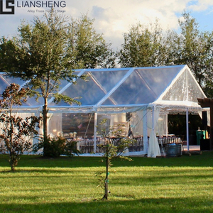 Gran oferta de carpa personalizada transparente, carpa de 10x20m, 10x30m, 20x30m, carpas para fiestas de bodas, marquesina para eventos con capacidad de 200, 300 y 600