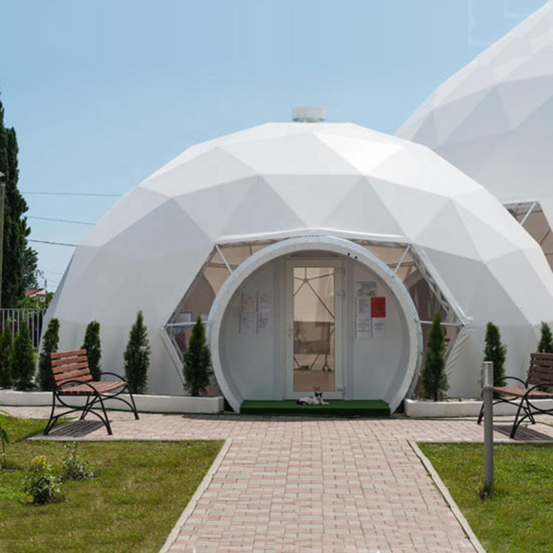 Carpa domo con puerta de vidrio de lujo para eventos al aire libre, marquesina elegante de alta calidad y económica a la venta