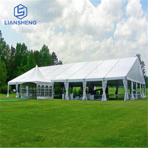 Carpa de PVC blanca más grande al por mayor para eventos 40x80 40x60 carpas con marco de aluminio recepción de iglesia almacén exposición de fiestas