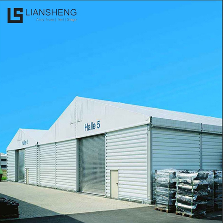 Precio de fábrica Carpa de aluminio para exteriores Almacén resistente Carpa impermeable Almacenamiento industrial Carpa a prueba de viento