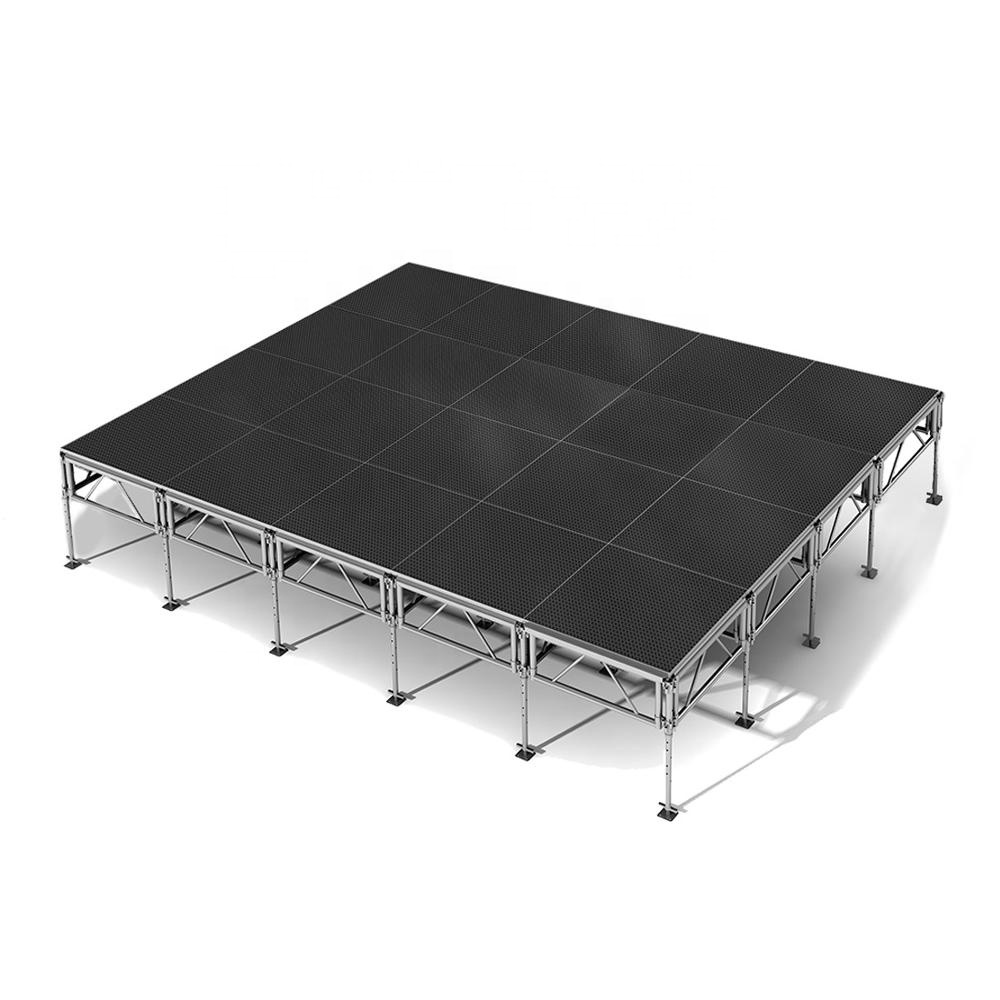 Iluminación de aluminio 6061 Sistema de armadura de techo Luces de sonido Sistema de altavoces Podio para eventos Armadura de aluminio Plataforma de escenario de concierto a la venta