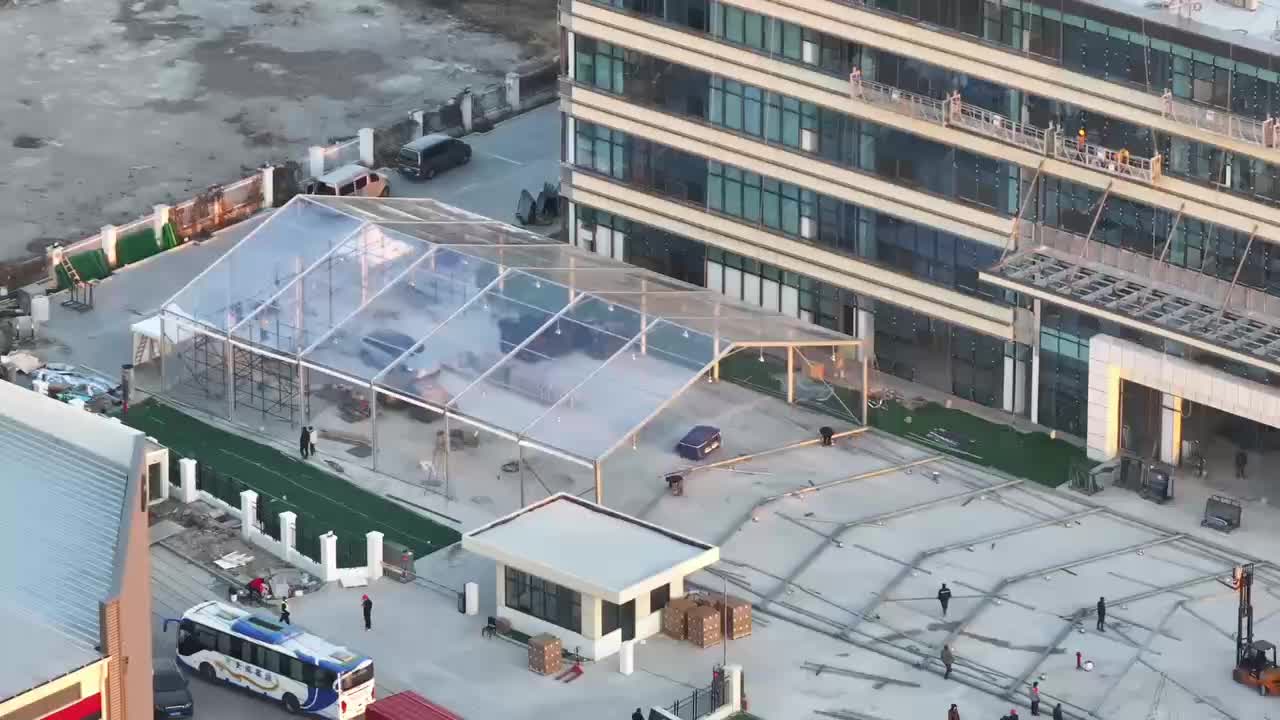 Carpa romántica de alta calidad para actividades de boda, marquesina para exteriores, transparente, a prueba de viento, a la venta