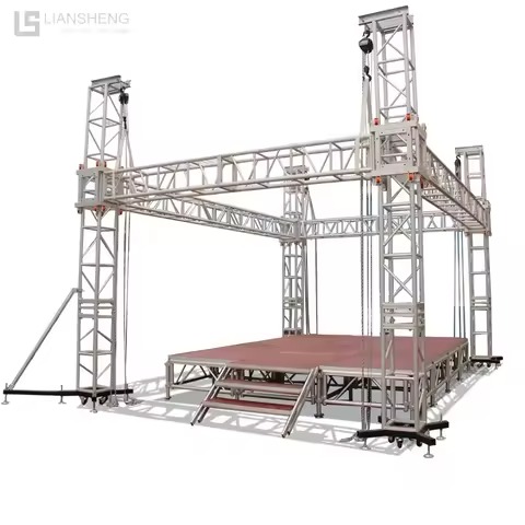 [Serie Sparks] Sistema de armadura de escenario personalizado para bandas pequeñas: creación de escenarios profesionales para música original, haciendo que cada actuación brille con un brillo único