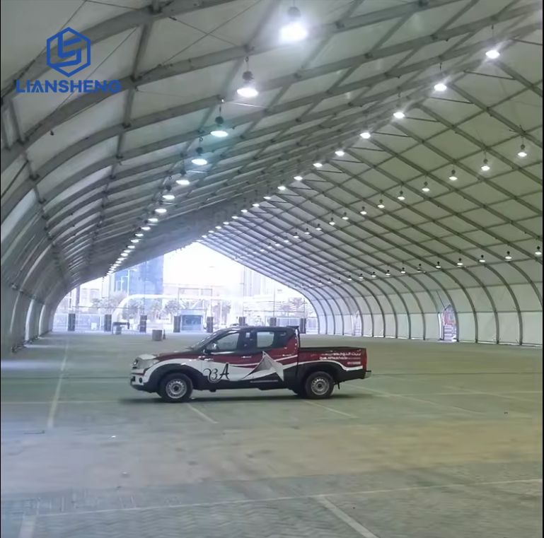 Carpa de acero durable de la carpa del pabellón de deportes de TFS de la tela del PVC del marco de aluminio para el avión privado