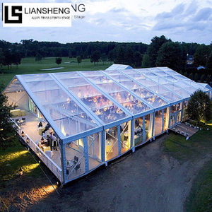 Fabricante de carpas para bodas con marco de aluminio transparente grande Proveedor de carpas para eventos y fiestas de lujo
