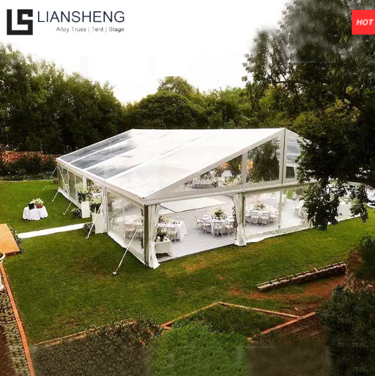 Carpa Panor&aacute;mica Exterior Crystal Plaza 25x45m