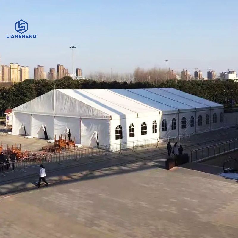 Tienda de almacén con marco de aluminio impermeable