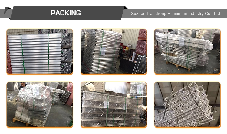 Escenario de boda de aluminio de vidrio port&aacute;til plegable