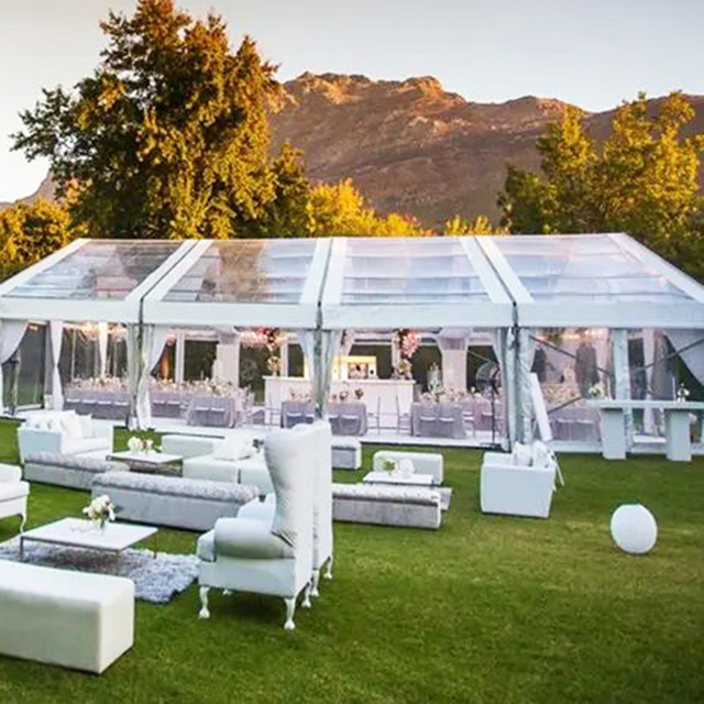 Carpas grandes de aluminio para eventos y ceremonias a la venta, carpa blanca para eventos, bodas y fiestas, 20x50m