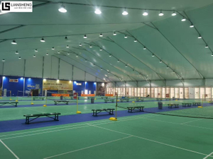 Carpa deportiva poligonal de aleación de aluminio para eventos, estadios, piscinas y competiciones a gran escala