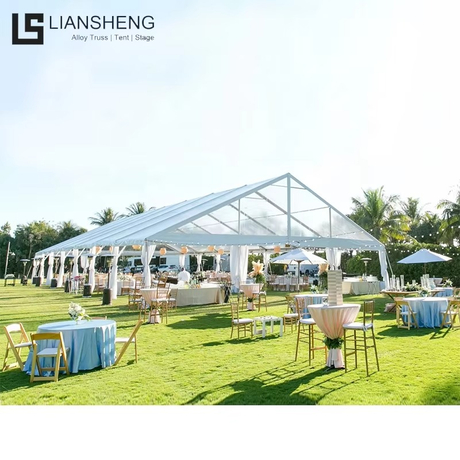 Carpa Panorámica Exterior Crystal Plaza 25x45m