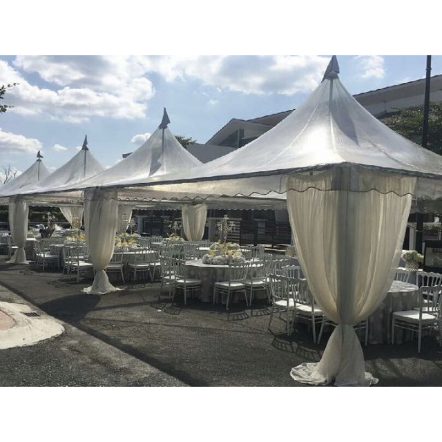 Fabricante de carpas pagoda para bodas de lujo Carpa de aleación de aluminio a la venta Proveedor de carpas para fiestas y eventos