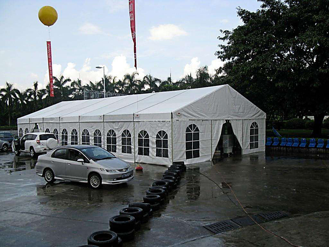 Tienda de almacenamiento permanente al aire libre, estructura de aluminio, tienda de almacén, tienda de exposición para eventos de boda