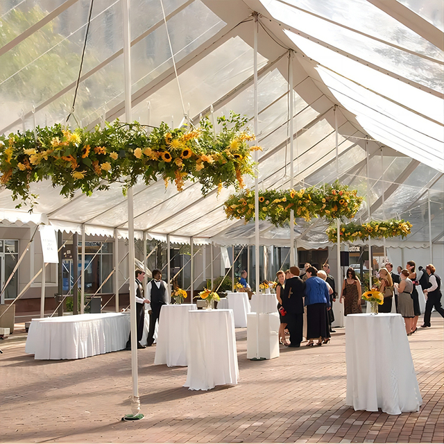  Carpas transparentes para bodas con marco de aluminio al aire libre