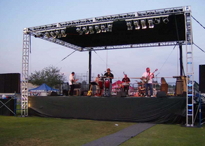 OEM de encargo del braguero de la espiga de las luces de DJ del sistema de visualización del braguero de aluminio