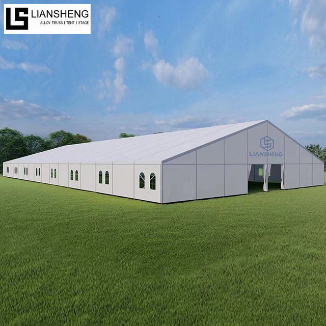 Carpa de aluminio de suministro directo de fábrica, estructura reforzada alta para exteriores, carpa para gimnasio, cancha de tenis y baloncesto, carpa deportiva