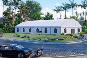 ¿Qué tamaño de carpa necesito para una boda al aire libre?