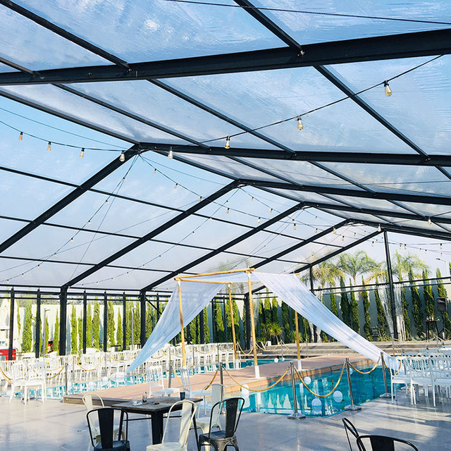 Carpas para exteriores a precio de fábrica, carpa para eventos y negocios, estructura de aleación de aluminio de alto refuerzo, marquesina para pared de vidrio, carpa para ferias comerciales