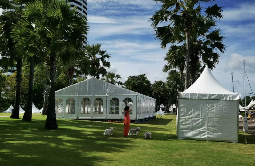 Carpa de boda con marco de aluminio de alta calidad