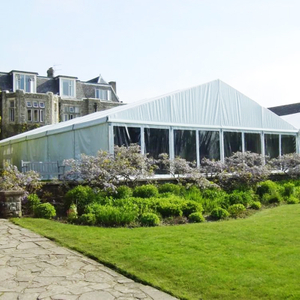 Carpa transparente para eventos y fiestas de bodas con marco de aluminio de alta calidad, 300 asientos 