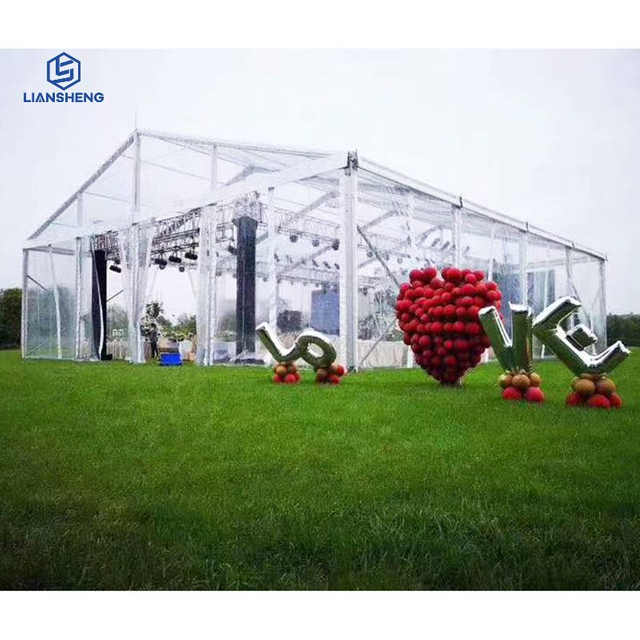 Carpa resistente de 20x50m 500 1000 Seater carpa grande en forma de A para eventos al aire libre fiesta boda