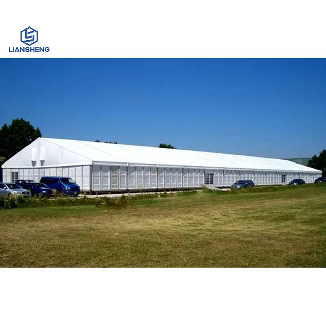 Tienda industrial del almacenamiento de la tienda de la tienda del almacén de la prenda impermeable del marco de aluminio de las mejores ventas