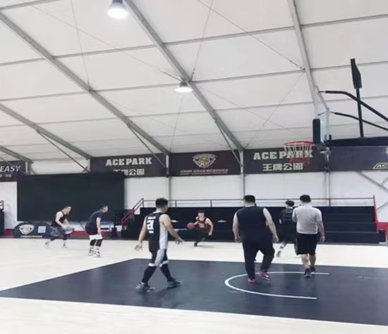 Tienda deportiva con marco de aluminio Liansheng de 20m x 30m para tienda de baloncesto y tienda de tenis 