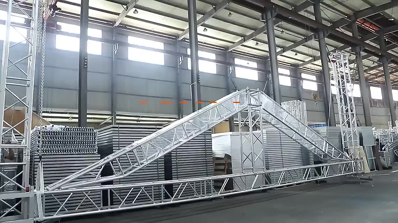 Sistema de armadura de escenario de aluminio para exteriores de alta calidad para pantalla de altavoz