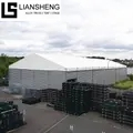 Carpa grande con marco de aluminio, carpas elásticas, carpa de aluminio para eventos y fiestas de bodas