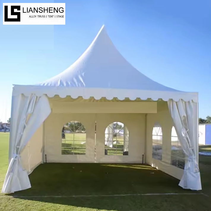 Blanco al aire libre portátil dosel Gazebo playa sombra camping jardín Pogada tienda 6x6m