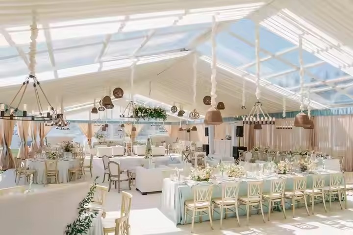 Carpa para bodas, carpas transparentes para fiestas, a la venta