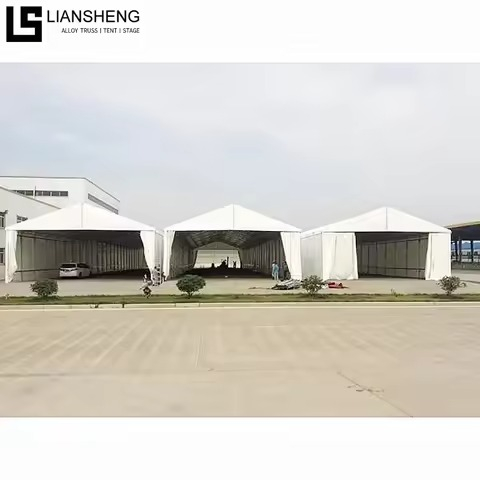 [Serie Qingtian] Carpa de almacenamiento comercial grande de 50 × 100 m: espacio libre de columnas de 5000㎡ · Construcción rápida · Solución revolucionaria para almacenamiento empresarial