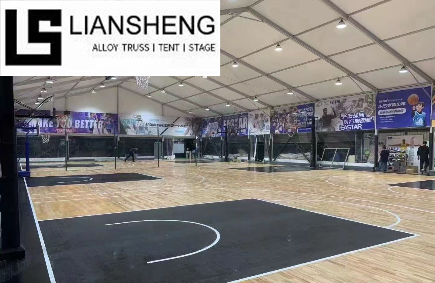 Carpas para eventos deportivos súper grandes, fáciles de instalar y trasladar, con altas opciones de personalización, adecuadas para diversas actividades