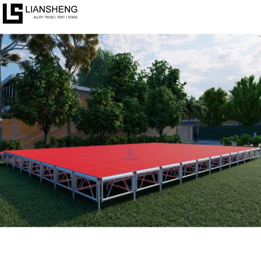 2025 Gran oferta, precio de escenario de fábrica, plataforma de escenario para eventos al aire libre, escenario de concierto para eventos al aire libre para espectáculo