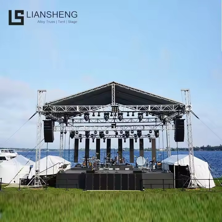 Liansheng · Serie Tormenta | Sistema de escenario de armadura de grado de rendimiento profesional de 10 m x 7 m