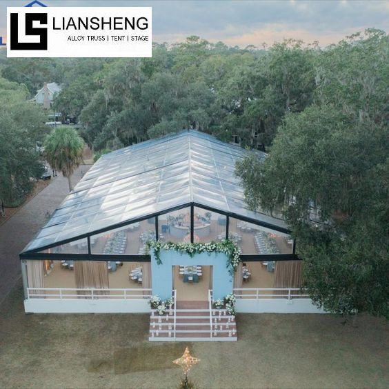 Fabricante de carpas para bodas con marco de aluminio transparente grande Proveedor de carpas para eventos y fiestas de lujo