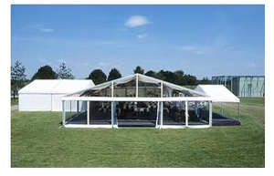 Carpa resistente de 20x50m 500 1000 Seater carpa grande en forma de A para eventos al aire libre fiesta boda