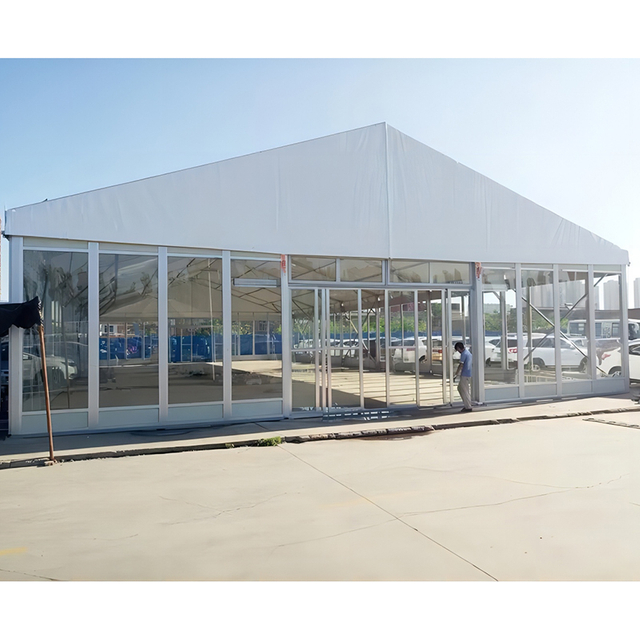 Carpa de vidrio con marco de aluminio de alta calidad para bodas y eventos para ventas