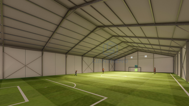 Tienda deportiva con marco de aluminio Liansheng 20mx30m para tienda de fútbol 
